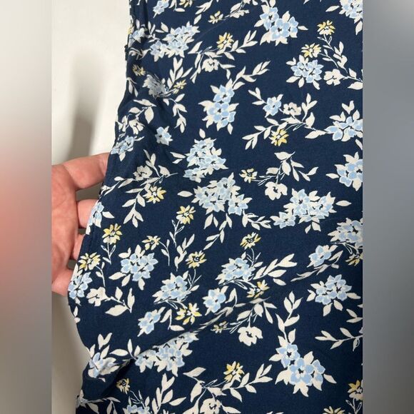 Time & Tru Cuffed Short Sleeve Belted Floral Shift Dress Size S ( 4-6) - Picture 6 of 12